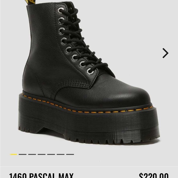 Dr. Martens 1460 Pascal Platform Boot - Picture 6 of 8